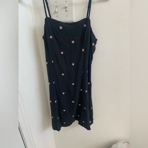 Black floral american eagle sundress